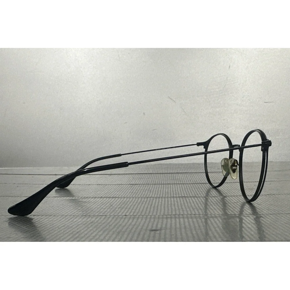 Ray-Ban RB 6378 2904 Black Round Metal Eyeglasses FRAMES ONLY 49[]21-145